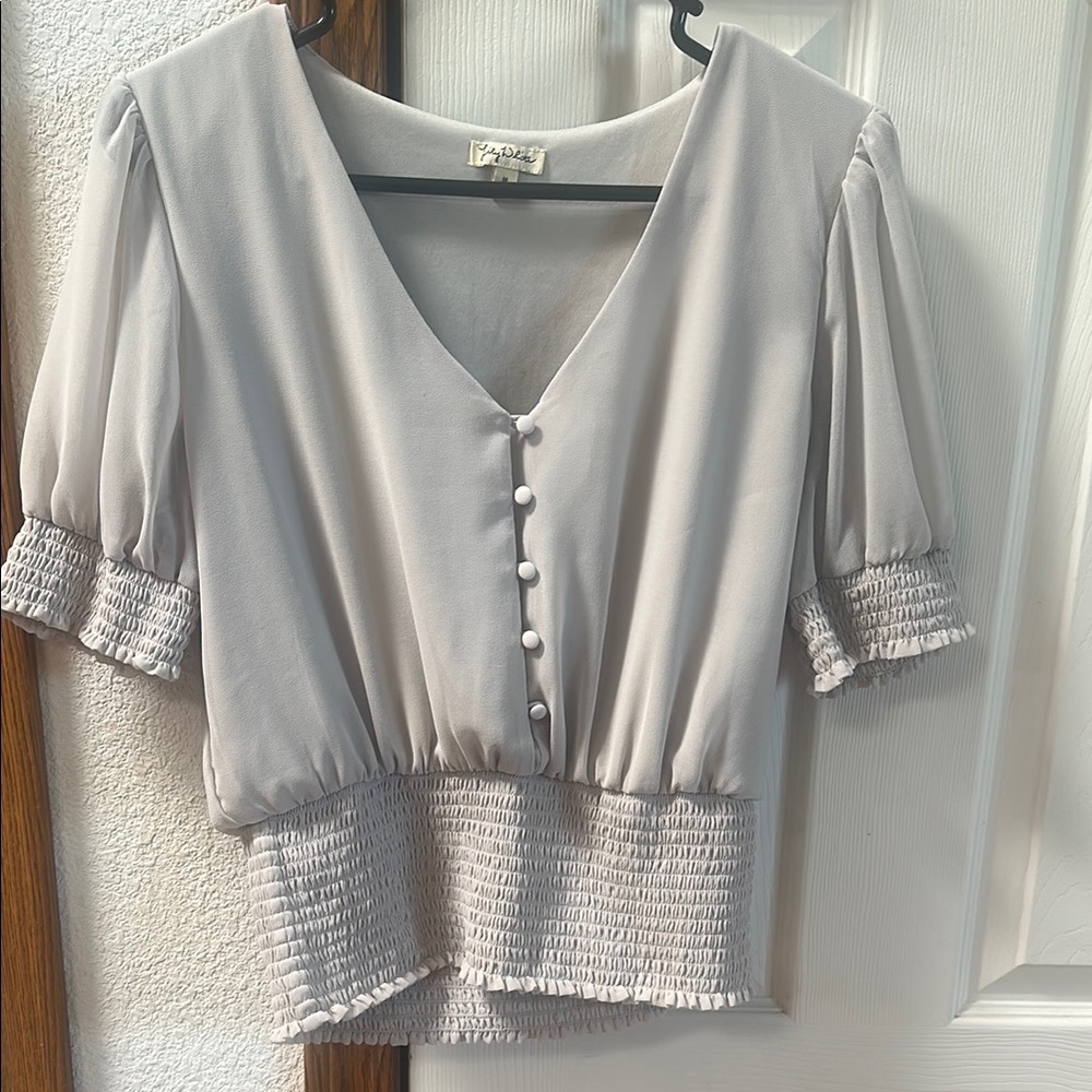 Gray Women's Top